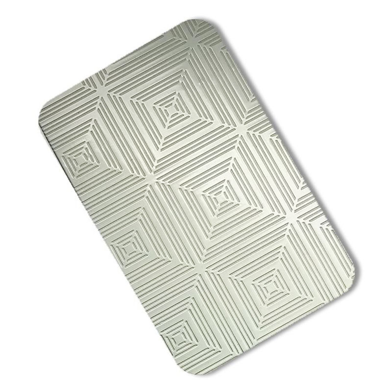 Pattern Rolled Linen Embossed Stainless Steel Sheet And Plates 304 201 316